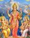 Ganesh Ji with Lakshmi Ji and Saraswati Ji Mobile Wallpaper
